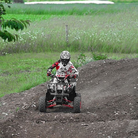 Xtrax 125cc Red Junior Petrol Quad Bike