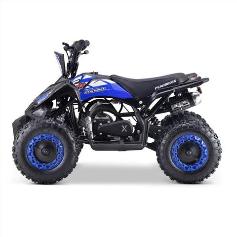 Toxic 50cc Blue Kids Mini Petrol Quad Bike