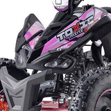 Toxic 50cc Pink Kids Mini Petrol Quad Bike