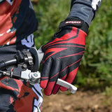 Chaos Adult Motorbike Quad Bike Motocross Gloves Red