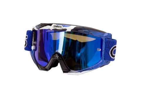 Chaos Kids MX Goggles Blue Black
