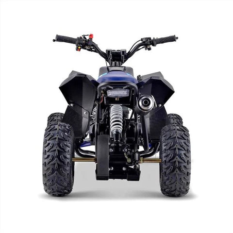 T-Max Roughrider 90cc Blue Kids Midi Petrol Quad Bike