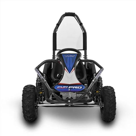 Funkart Pro 98cc Blue Kids Petrol Go Kart