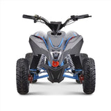 T-Max Roughrider 2025 1100w 36v Nardo Grey/Blue Kids Midi Electric Quad Bike