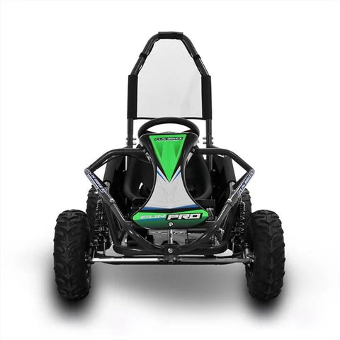 Funkart Pro 1000w 48v 12ah SLA Green Kids Electric Go Kart