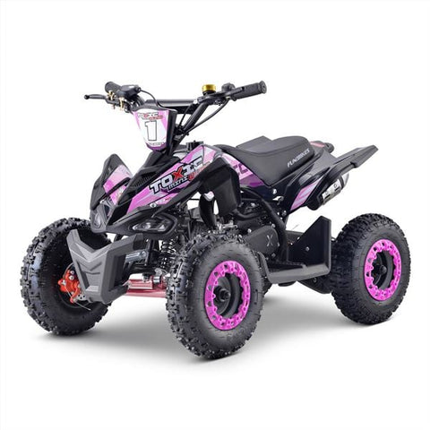 Toxic 50cc Pink Kids Mini Petrol Quad Bike