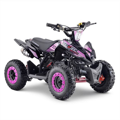 Toxic 50cc Pink Kids Mini Petrol Quad Bike