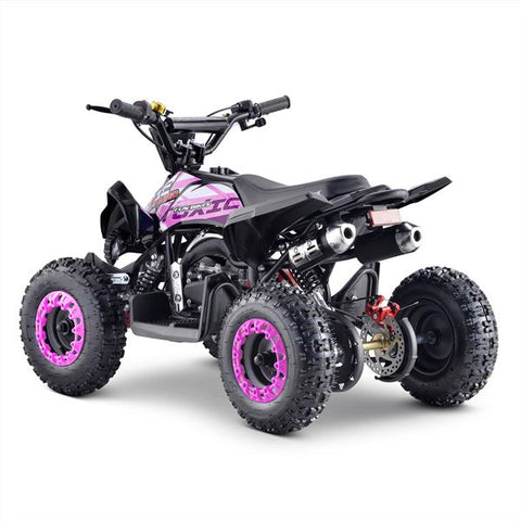 Toxic 50cc Pink Kids Mini Petrol Quad Bike