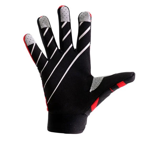 Chaos Adult Motorbike Quad Bike Motocross Gloves Red