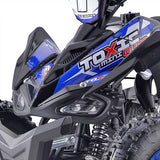 Toxic 50cc Blue Kids Mini Petrol Quad Bike