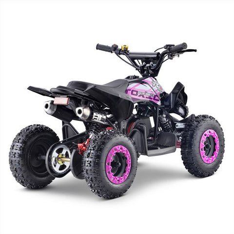 Toxic 50cc Pink Kids Mini Petrol Quad Bike