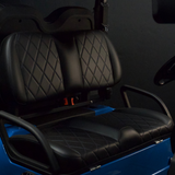 EA4R 48V – BLUE BODY, BLACK SEATS, BLUE SEAT STITCHING