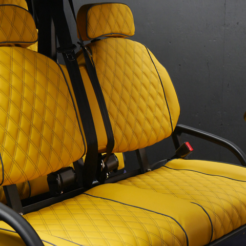 EA6R+ 72V – NAVY BODY, YELLOW SEATS, NAVY SEAT STITCHING