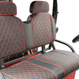 EA4F – RED BODY, BLACK SEATS, RED SEAT STITCHING