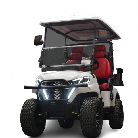 EA4R+ 60V – WHITE BODY, RED SEATS, BLACK SEAT STITCHING