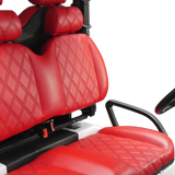 EA4R+ 60V – WHITE BODY, RED SEATS, BLACK SEAT STITCHING