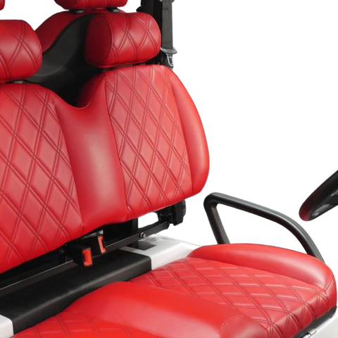 EA4R+ 60V – WHITE BODY, RED SEATS, BLACK SEAT STITCHING