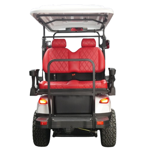 EA4R+ 60V – WHITE BODY, RED SEATS, BLACK SEAT STITCHING