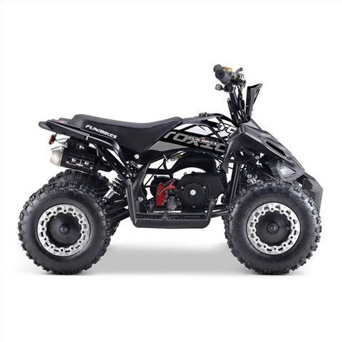 Toxic 50cc Black Kids Mini Petrol Quad Bike