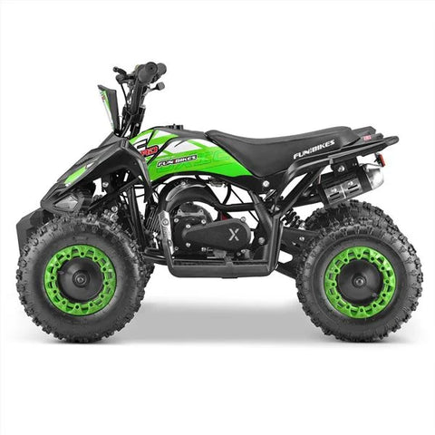 Toxic 50cc Green Kids Mini Petrol Quad Bike