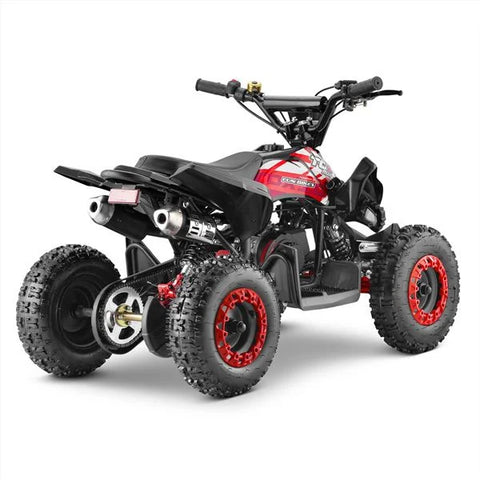 Toxic 50cc Red Kids Mini Petrol Quad Bike