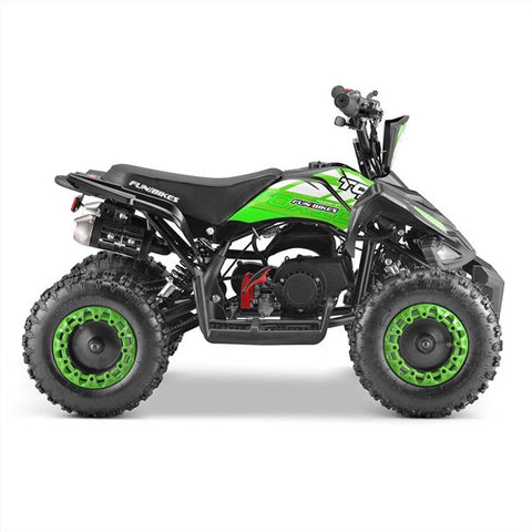 Toxic 50cc Green Kids Mini Petrol Quad Bike