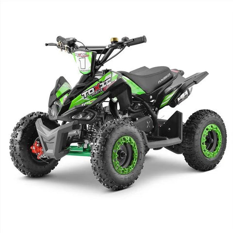 Toxic 50cc Green Kids Mini Petrol Quad Bike