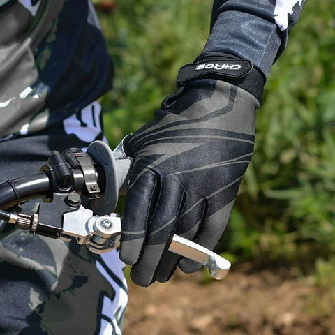 Chaos Kids Motorbike Quad Bike Gloves Black