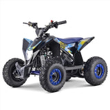 T-Max Roughrider 90cc Blue Kids Midi Petrol Quad Bike